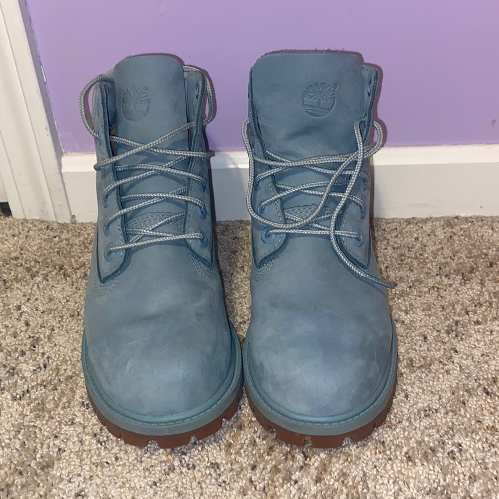 Womens blue timberland boot